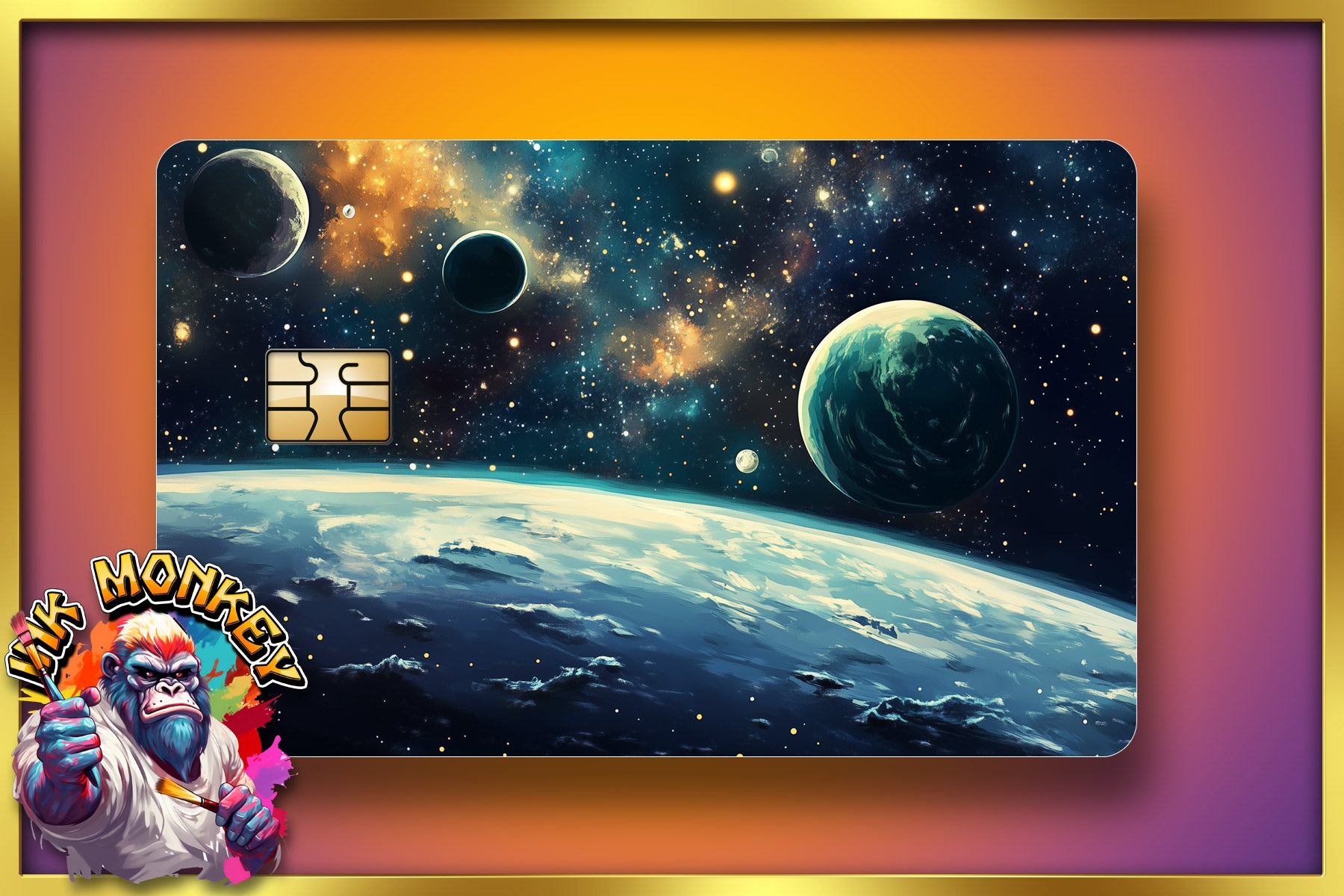 Outer Space - Credit Card Wrap
